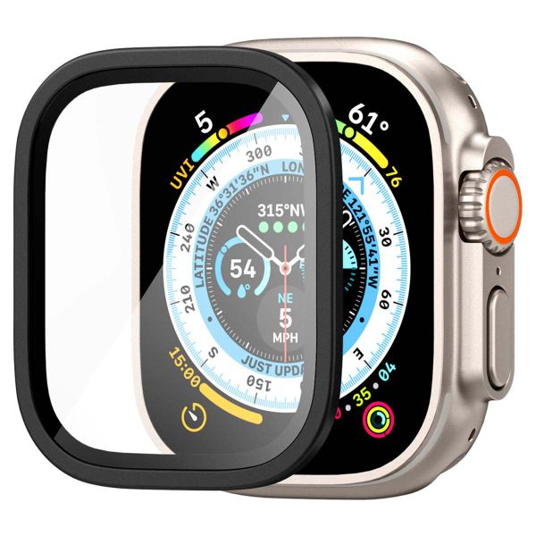 Spigen Protection d'écran Glas.tR Slim Pro Apple Watch Ultra 1 / 2 - 49 mm - Noir
