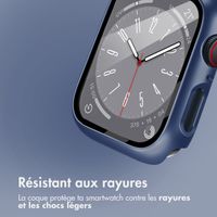 imoshion Coque rigide à couverture complète Apple Watch 4 / 5 / 6 / SE - 40 mm - Bleu foncé