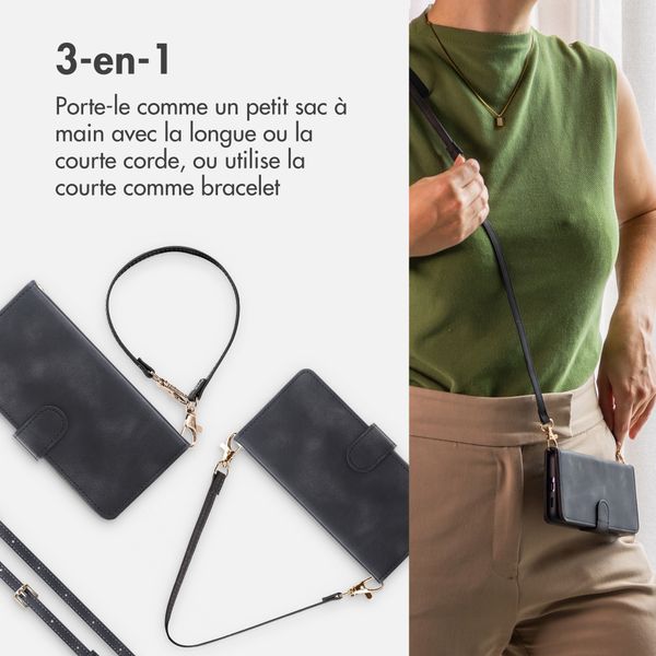 imoshion Etui de télephone portefeuille avec cordon Oppo Reno15 (5G) - Noir
