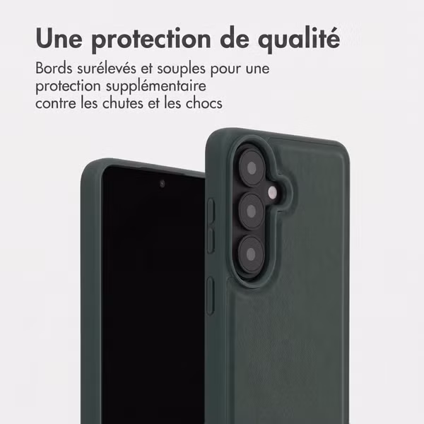 Accezz Coque arrière Edge avec MagSafe Samsung Galaxy S26 - Vert