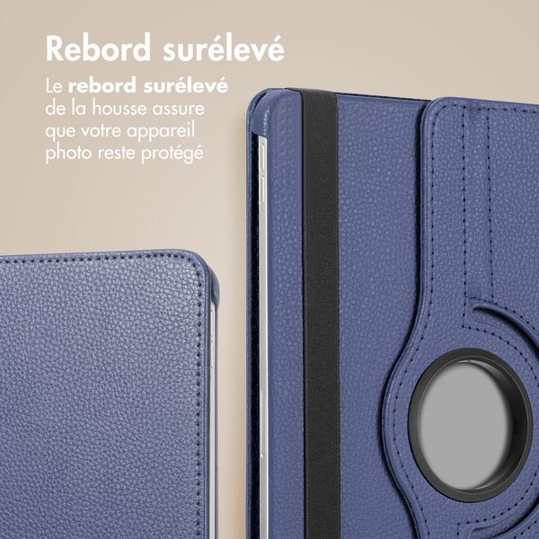 imoshion Coque tablette rotatif à 360° Samsung Galaxy Tab A11 Plus - Bleu foncé
