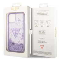 Guess Coque Liquid Glitter iPhone 14 - Lila