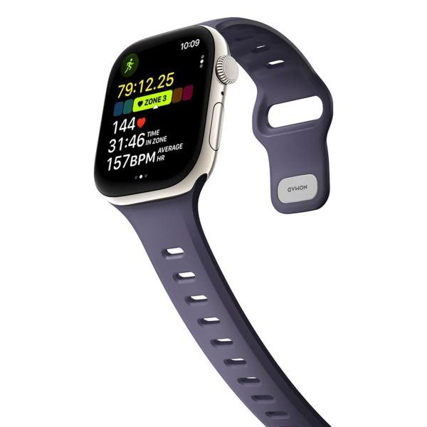 Nomad Bracelet Tempo en silicone Apple Watch Series 1 - 11 / SE / Ultra (44/45/46/49 mm) - Purple