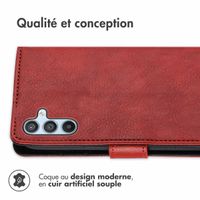 imoshion Étui de télephone portefeuille Samsung Galaxy A34 (5G) - Rouge