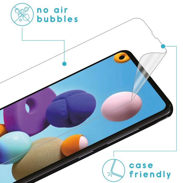 imoshion Protection d'écran Film 3pack Samsung Galaxy A21s