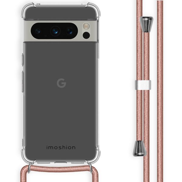 imoshion Coque avec dragonne Google Pixel 8 Pro - Rose Doré
