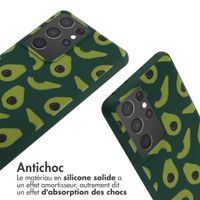 imoshion Coque design en silicone avec cordon Samsung Galaxy S21 Ultra - Avocado Green