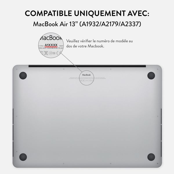 Burga Coque Rigide MacBook Air 13 pouces (2018-2020) - A1932 / A2179 / A2337 - Bitter