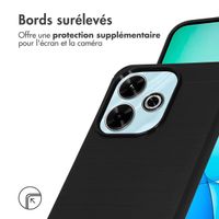 imoshion Coque Brushed Xiaomi Redmi 13 4G - Noir