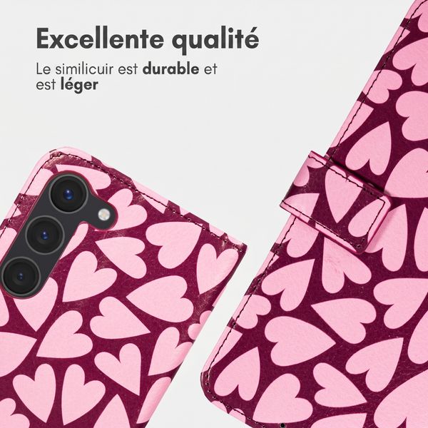 imoshion Étui de télephone portefeuille Design Samsung Galaxy S23 - Hearty Blush