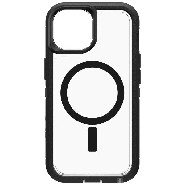 OtterBox Coque Defender Rugged avec MagSafe iPhone 15 - Transparent / Noir