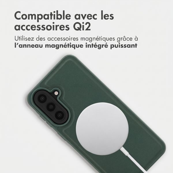 Accezz Coque arrière Edge avec MagSafe Samsung Galaxy A57 (5G) - Vert