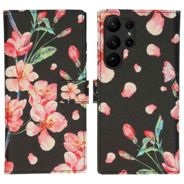 imoshion Coque silicone design Samsung Galaxy S23 Ultra - Blossom Black