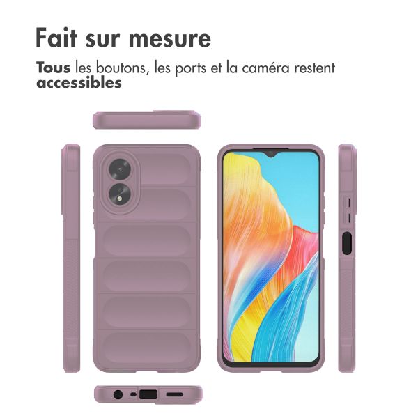 imoshion Coque arrière EasyGrip Oppo A18 / Oppo A38 - Violet