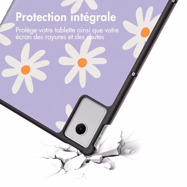 imoshion Coque tablette Design Trifold Lenovo Idea Tab Plus - Flowers Distance