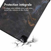 imoshion Coque tablette Design iPad Pro 11 (2022) / Pro 11 (2021) - Black Marble