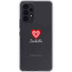Coque avec votre propre photo et/ou texte Samsung Galaxy A53 - Hartje