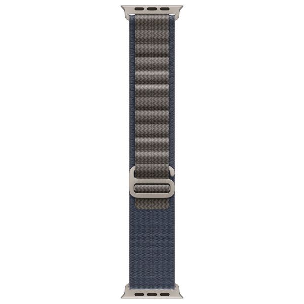 Apple Alpine Loop Band Apple Watch Series 1 á 10 / SE / Ultra (2) (44/45/46/49 mm) - Taille L - Bleu