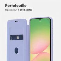 imoshion Bookcase transparente avec MagSafe Samsung Galaxy A57 (5G) - Lilas
