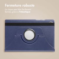 imoshion Coque tablette rotatif à 360° Samsung Galaxy Tab A8 - Bleu foncé