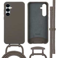 imoshion Coque de couleur avec cordon amovible Samsung Galaxy A55 - Black Coffee