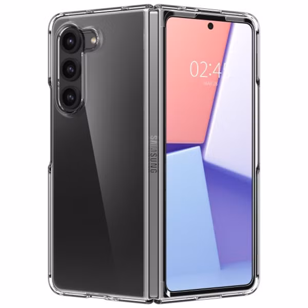 Spigen Coque Crystal Hybrid Samsung Galaxy Z Fold 5 - Transparent