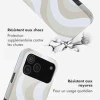 Selencia Coque arrière Vivid avec MagSafe Apple iPhone 17 Pro - Desert Waves Beige