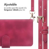 imoshion Etui de télephone portefeuille avec cordon Apple iPhone 16 - Rood