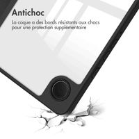imoshion Coque tablette rigide Trifold Samsung Galaxy Tab A9 8.7 pouces - Noir