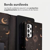 imoshion Étui de télephone portefeuille Design Samsung Galaxy A52(s) (5G/4G) - Sky Black
