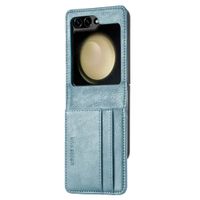 imoshion Étui de télephone portefeuille Luxe Samsung Galaxy Z Flip 6 - Bleu clair
