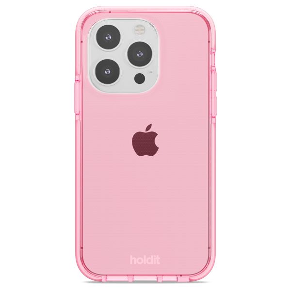 Holdit Coque Seethru iPhone 14 Pro - Bright Pink