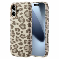 Selencia Coque Sabi imprimé panthère avec MagSafe Apple iPhone 17 - Soft Ivory