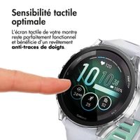 imoshion Coque rigide à couverture complète Garmin Forerunner 265S - Transparent