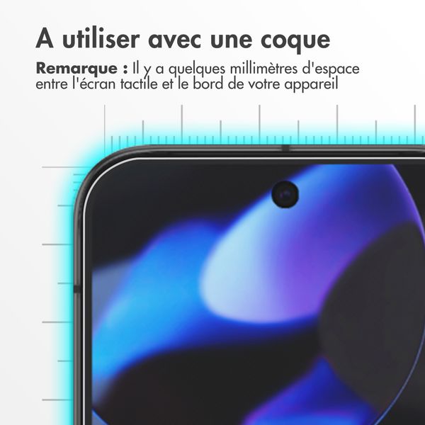 Accezz Protection d'écran en verre trempé Google Pixel 9 / 9 Pro
