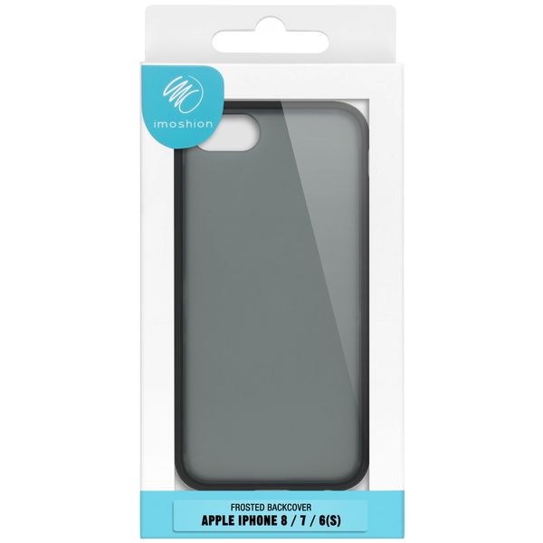 imoshion Coque Frosted Apple iPhone SE (2022 / 2020) / 8 / 7 / 6(s) - Noir