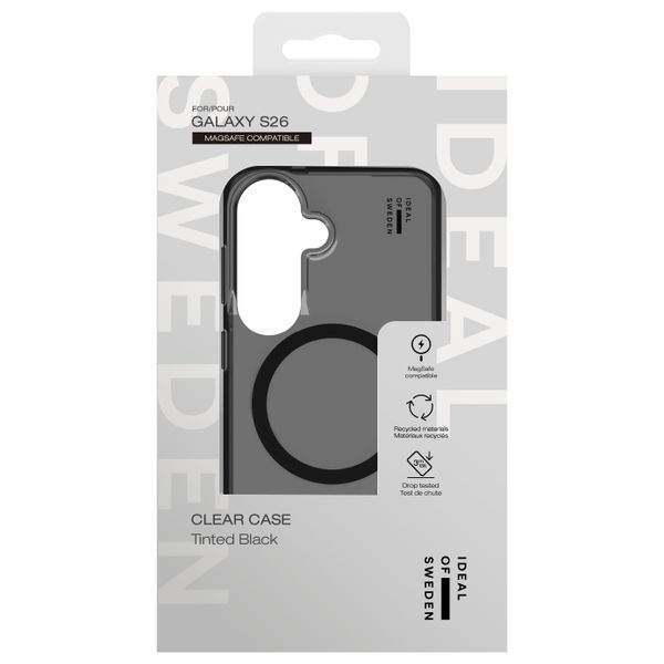 iDeal of Sweden Coque Clear MagSafe Samsung Galaxy S26 - Tinted Black