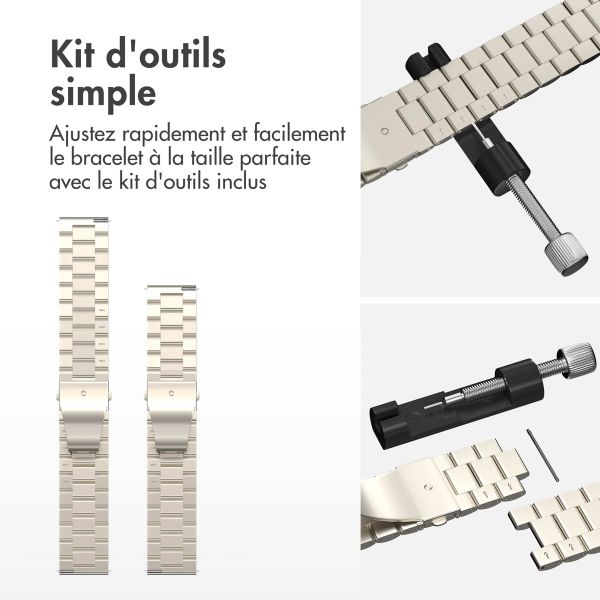 imoshion Bracelet en acier Samsung Galaxy Watch 7 40/44 mm - Starlight