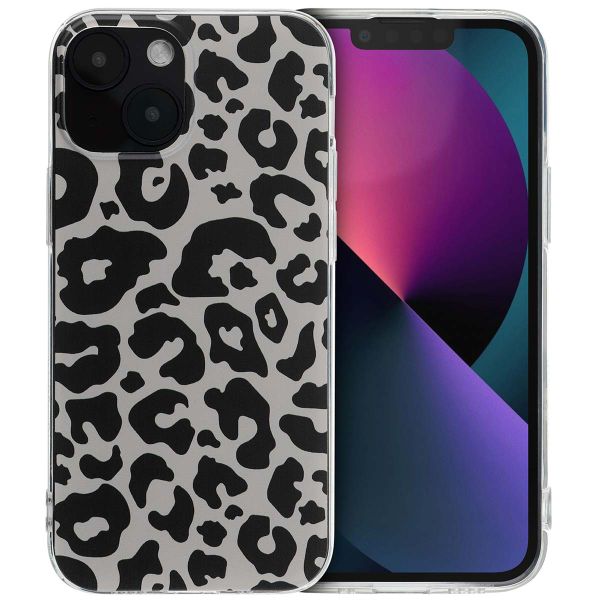 imoshion Coque Design Apple iPhone 13 Mini - Leopard Transparent