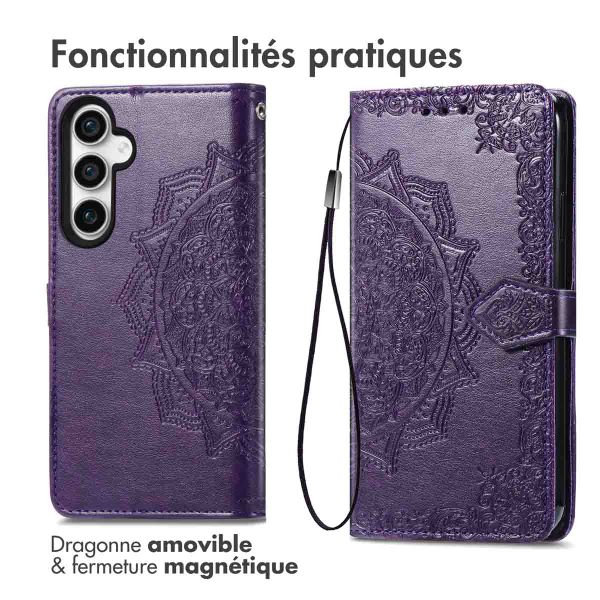 imoshion Etui de télephone Mandala Samsung Galaxy S23 FE - Violet