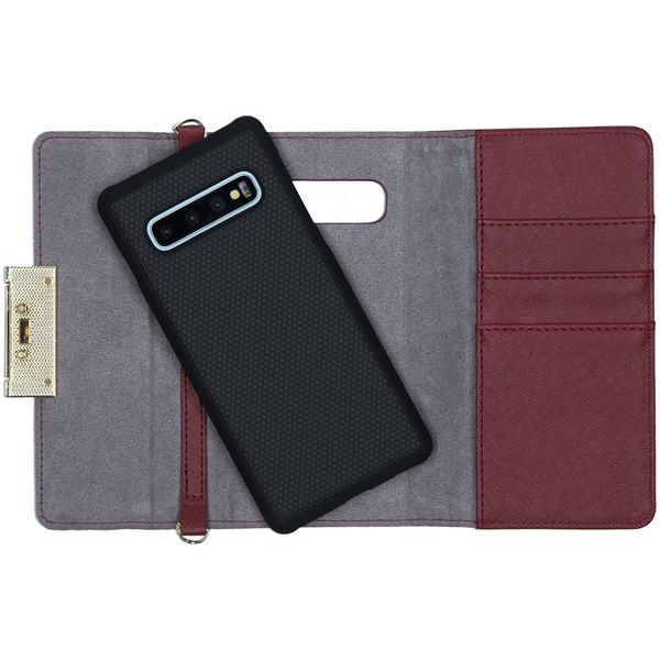 iDeal of Sweden Kensington Clutch Samsung Galaxy S10 - Rouge