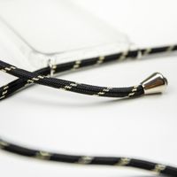 imoshion Coque avec dragonne Apple iPhone SE (2022 / 2020) / 8 / 7 - Noir & Doré