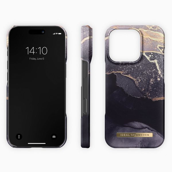 iDeal of Sweden Coque Fashion Apple iPhone 16 Pro - Golden Twilight Marble