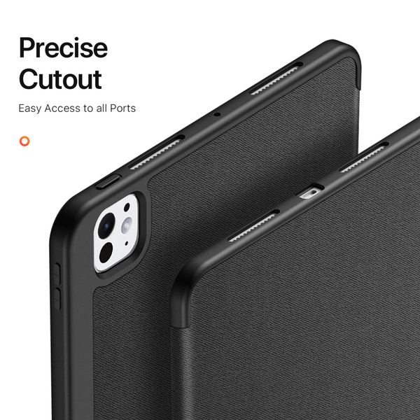 Dux Ducis Coque tablette Domo Apple iPad Pro 13 (2025) M5 / (2024) M4 - Noir