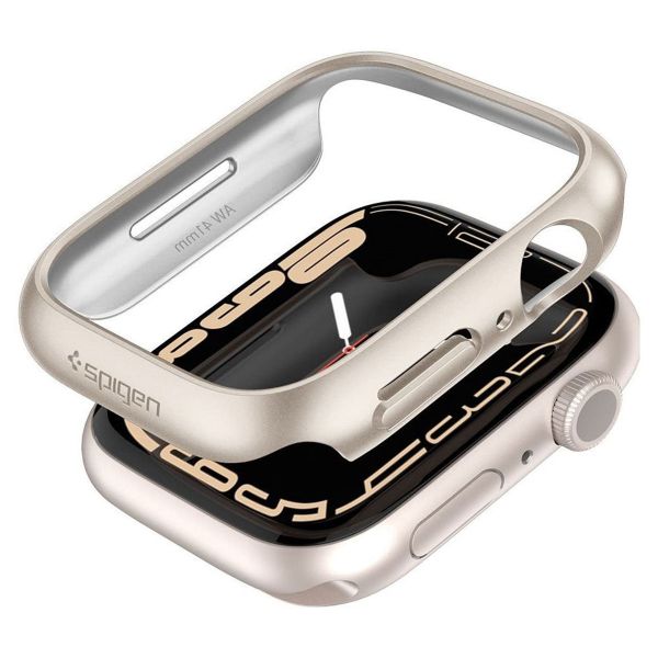 Spigen Thin Fit™ Case Apple Watch Series 7 / 8 / 9 - 41 mm - Argent