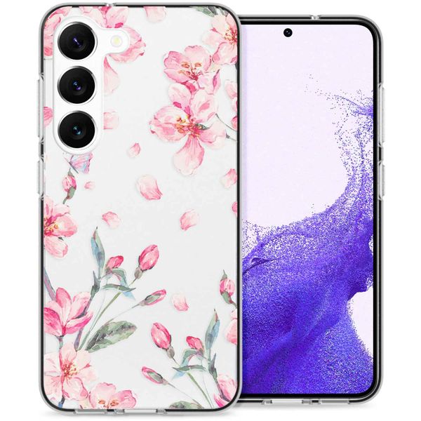 imoshion Coque Design Samsung Galaxy S23 - Fleur - Rose