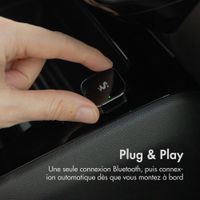 imoshion Mini Adapteur voiture 2-en-1 - CarPlay et Android Auto sans fil - Noir
