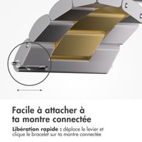 imoshion Bracelet en acier  - Connexion universelle 22 mm - Argent et Or