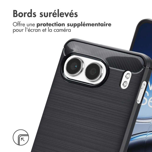 imoshion Coque Brushed OnePlus Nord 4 - Noir