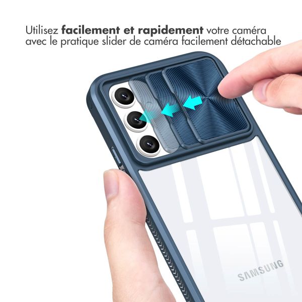 imoshion Coque arrière Camslider Samsung Galaxy S23 FE - Bleu foncé